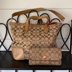 Coach Purse with matching wallet